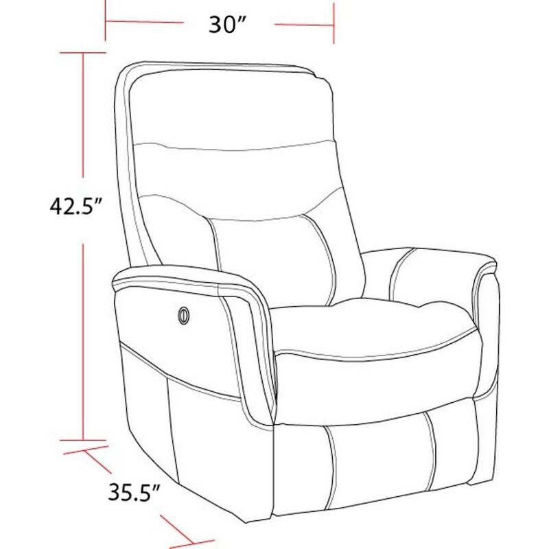 Parker Living Gemini - Flint Power Swivel Glider Recliner