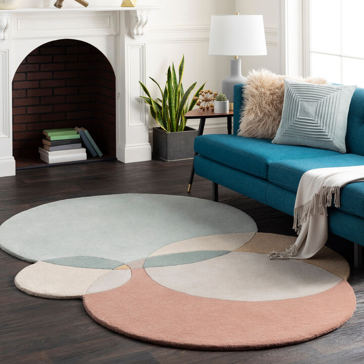 Beck BCK-1006 2' x 3' Green Rug
