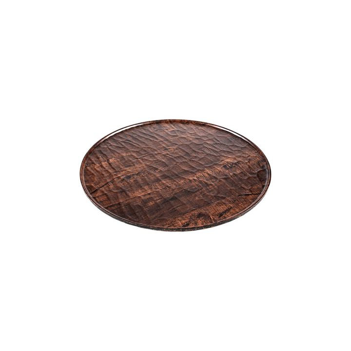 Turgla Composite dia.13.75" Round Brown Composite Plate