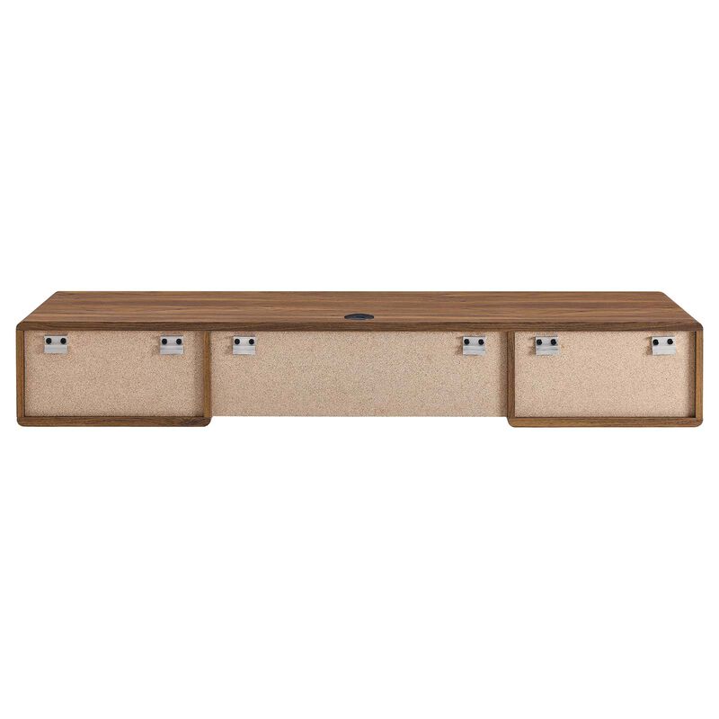 Transmit 60" Wall Mount Wood Office Desk