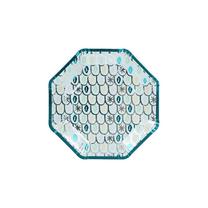 Ma Fete Sharks Paper Dessert Plates 7", (8)
