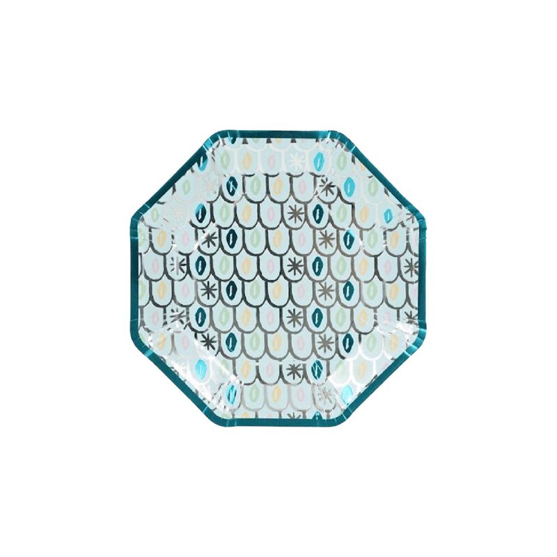 Ma Fete Sharks Paper Dessert Plates 7", (8)