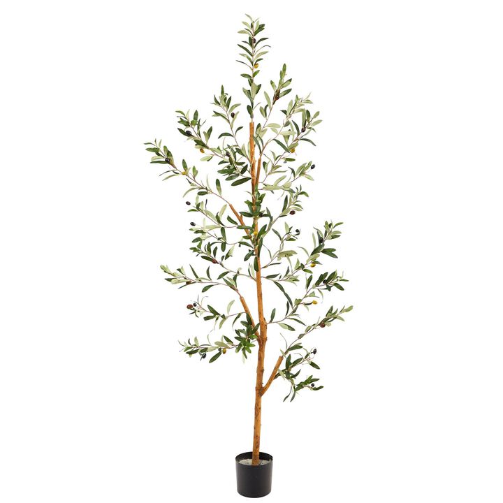 Nearly Natural 5-ft Olive Artificial Tree