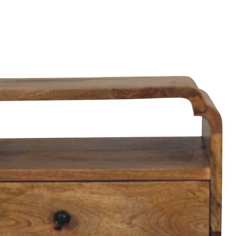 Artisan Furniture Solid Wood Newton Oak-ish Nightstand