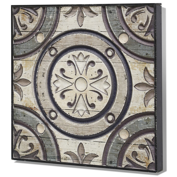 Wood Carved Lotus I