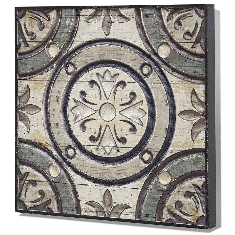 Wood Carved Lotus I