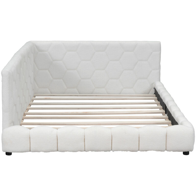 Merax Upholstered Platform Bed with USB Ports