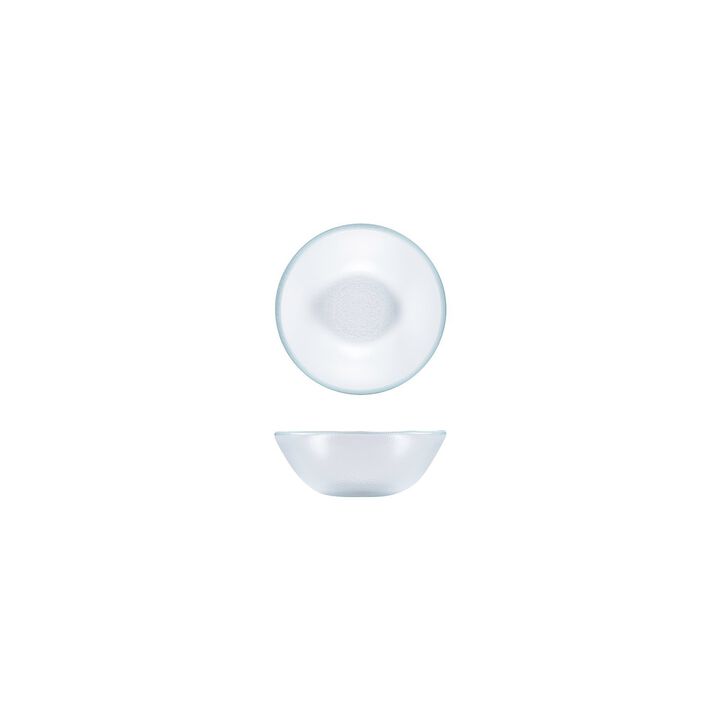 Glass Dinnerware dia.5.5" h:2" 14 oz. Round Clear Glass Bowl (Set of 2)
