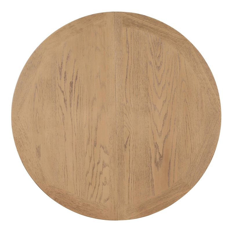 Retro Extendable Dining Table with 12" Leaf for Kitchen or Dining Room