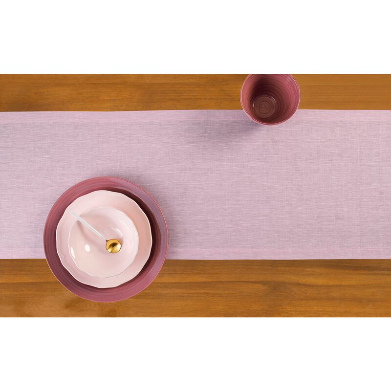 Solino Home 100% Pure Linen Table Runner | Athena for Thanksgiving, Christmas