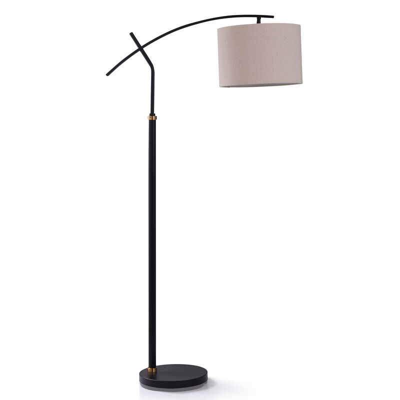 Dudley Black Floor Lamp (Set of 2)