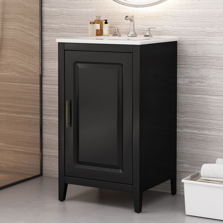 Merax 20.3" Bathroom Vanity with Sink and Soft-closing Door