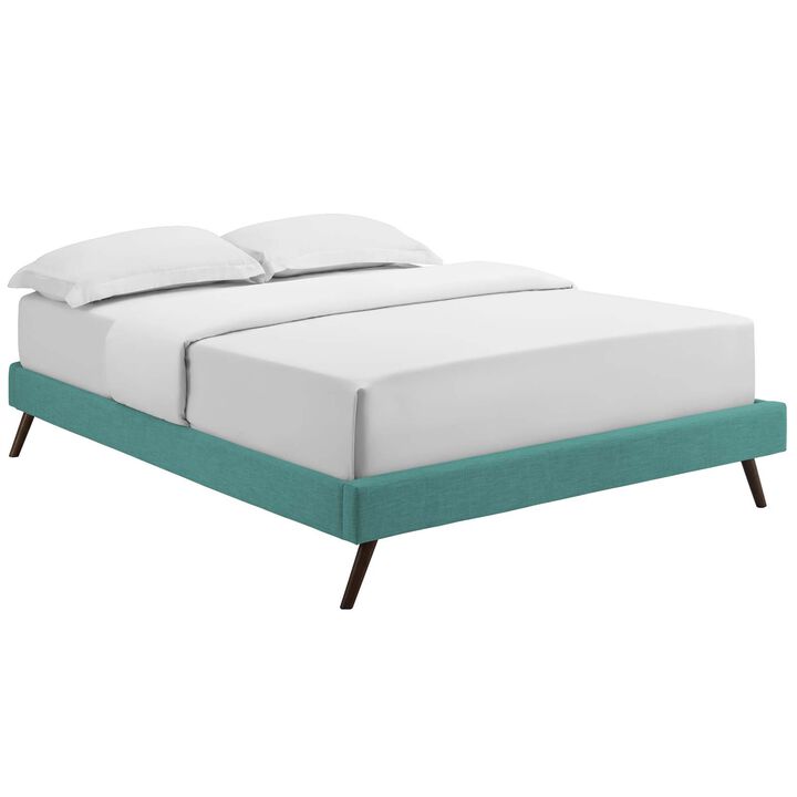 Modway - Loryn Full Fabric Bed Frame with Round Splayed Legs