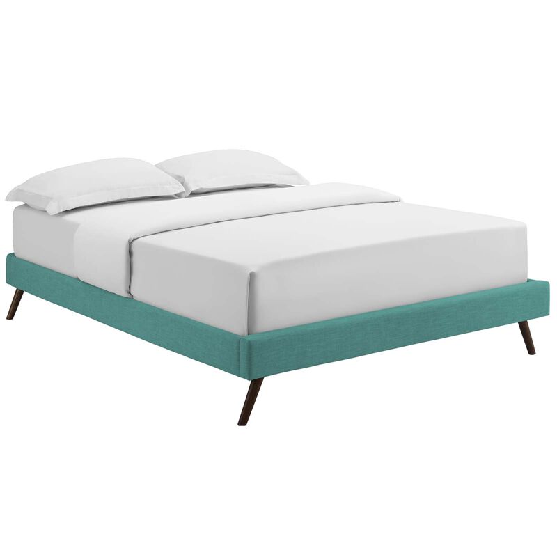 Modway - Loryn Full Fabric Bed Frame with Round Splayed Legs